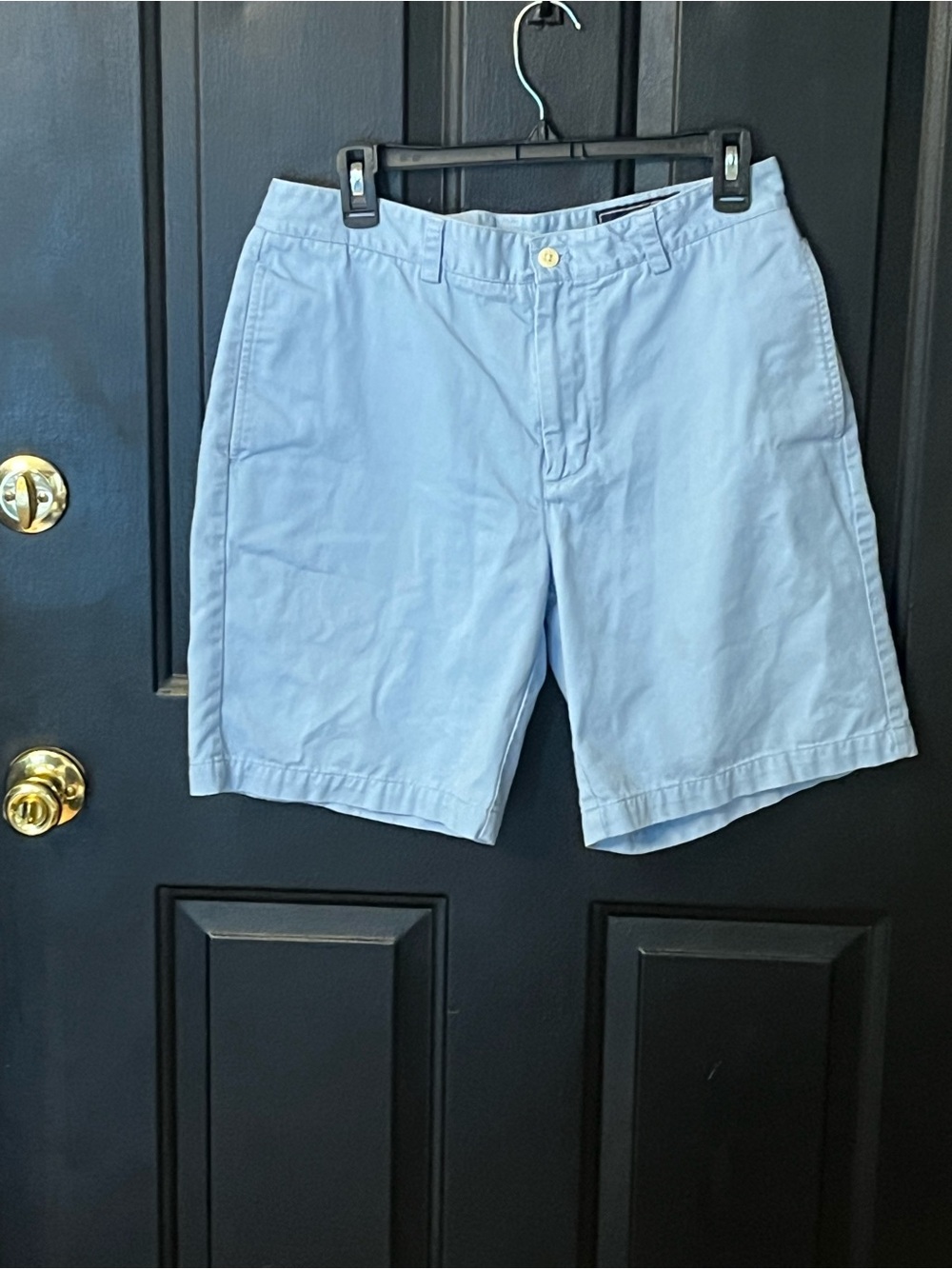 Vineyard Vines Pale Blue Men’s Flat Front Chino Shorts